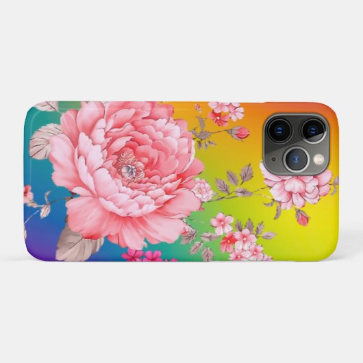 Coques Case-Mate iPhone Belles fleurs (Dos (Horizontal))