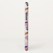 Coques Case-Mate iPhone Belles fleurs bleues Alcool Encre Pastel (Dos/Droite)