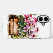 Coques Case-Mate iPhone Belles fleurs d'aster en fleurs (Verso (horizontal))