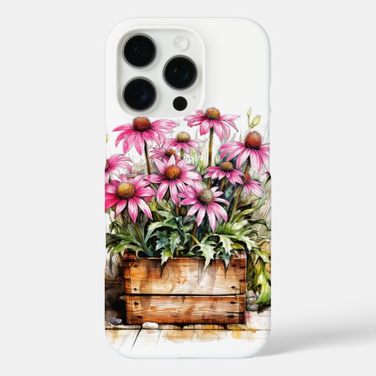 Coques Case-Mate iPhone Belles fleurs d'aster en fleurs (Verso)