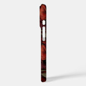 Coques Case-Mate iPhone Belles fleurs de calla rouges pour un mariage rust (Verso / Gauche)