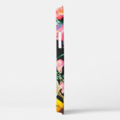 Coques Case-Mate iPhone Belles fleurs d'été avec rose. Marée florale (Verso / Droite)