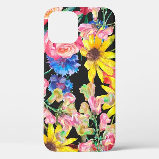 Coques Case-Mate iPhone Belles fleurs d'été avec rose. Marée florale (Verso)