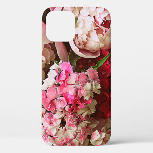 Case-Mate iPhone Case Belles fleurs d'été. Bouquet de pivoine rose et