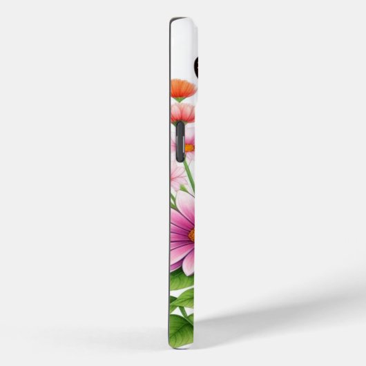 Coques Case-Mate iPhone Belles Fleurs Et Papillons (Verso / Droite)