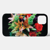 Coques Case-Mate iPhone Belles Fleurs Jeter Oreiller (Verso (horizontal))