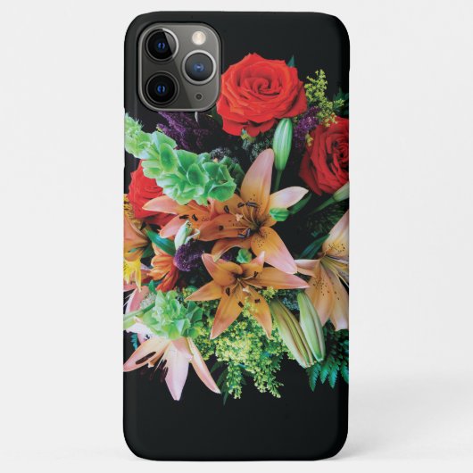Coques Case-Mate iPhone Belles Fleurs Jeter Oreiller (Dos)