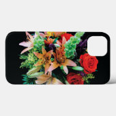 Coques Case-Mate iPhone Belles Fleurs Jeter Oreiller (Verso (horizontal))