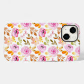 Coques Case-Mate iPhone Belles Fleurs Roses (Verso (horizontal))
