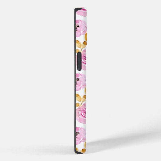 Coques Case-Mate iPhone Belles Fleurs Roses (Verso / Droite)