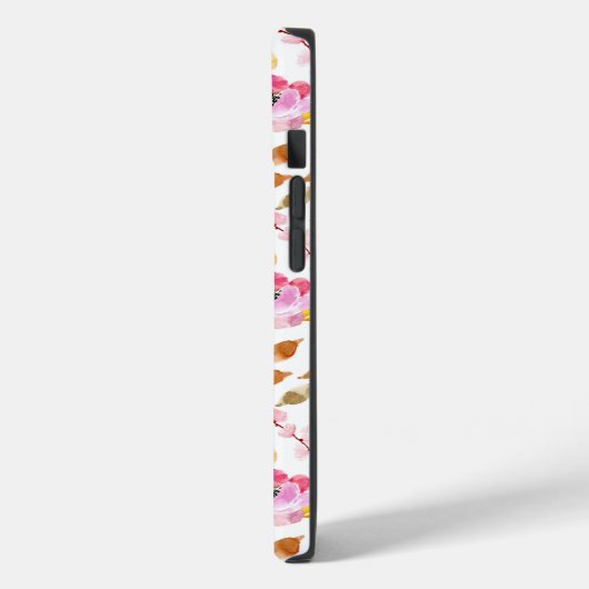 Coques Case-Mate iPhone Belles Fleurs Roses (Verso / Gauche)