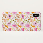 Coques Case-Mate iPhone Belles Fleurs Roses (Dos (Horizontal))