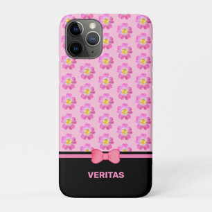 Case-Mate iPhone Case Belles fleurs roses sur fond noir et rose