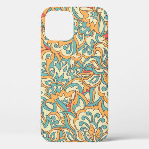Case-Mate iPhone Case belles fleurs sans couture motif. floral vintage