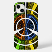 Coques Case-Mate iPhone Belles illustrations circulaires africaines coloré (Verso)