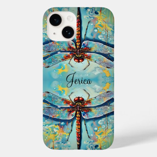 Coques Case-Mate iPhone Belles libellules (Verso)