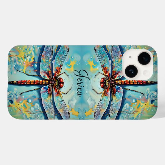 Coques Case-Mate iPhone Belles libellules (Verso (horizontal))