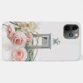Coques Case-Mate iPhone Belles pivoines roses et hydrangées blanches (Dos (Horizontal))