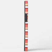 Coques Case-Mate iPhone Belles rayures blanches roses (Verso / Droite)