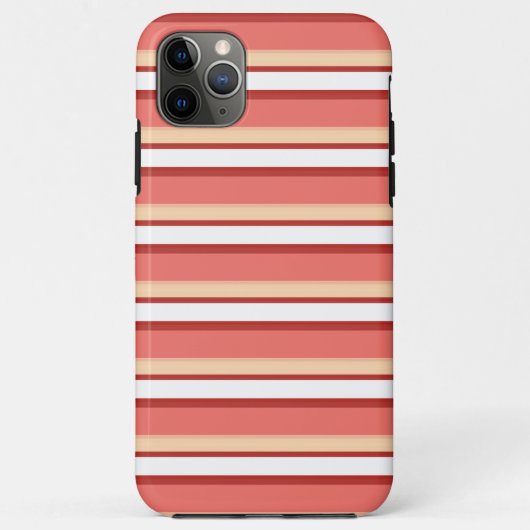 Coques Case-Mate iPhone Belles rayures blanches roses (Dos)
