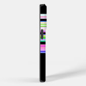 Coques Case-Mate iPhone Belles rayures de néon coloré (Verso / Droite)