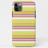 Coques Case-Mate iPhone Belles rayures jaunes blanches (Dos)