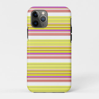 Case-Mate iPhone Case Belles rayures jaunes blanches