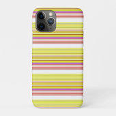 Coques Case-Mate iPhone Belles rayures jaunes blanches (Dos)