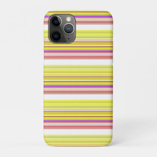 Case-Mate iPhone Case Belles rayures jaunes blanches