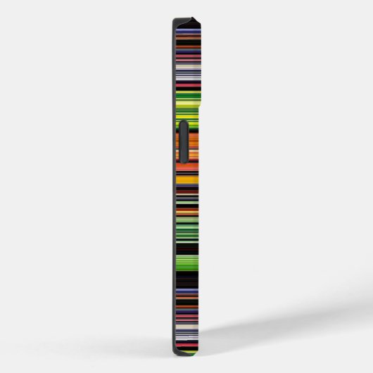 Coques Case-Mate iPhone Belles rayures noires (Verso / Droite)