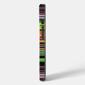 Coques Case-Mate iPhone Belles rayures noires (Verso / Gauche)