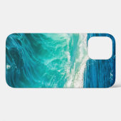 Coques Case-Mate iPhone Belles vagues océaniques (Verso (horizontal))