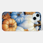 COQUES Case-Mate iPhone BELLLES CITROUILLES BLEUES BLANCHES ORANGE D'AUTOM (Verso (horizontal))
