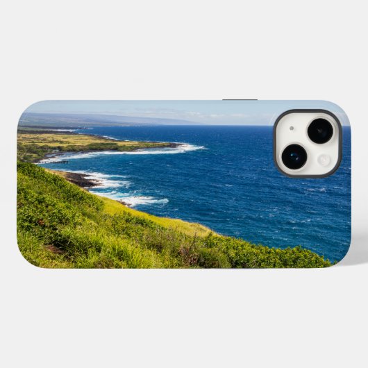 Coques Case-Mate iPhone belvédère d'haleokane au-dessus de la baie d'honua (Verso (horizontal))