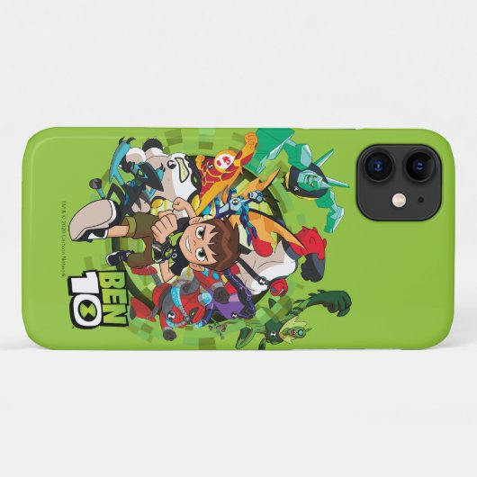 Coques Case-Mate iPhone Ben 10 Alien Rush Graphic (Dos (Horizontal))
