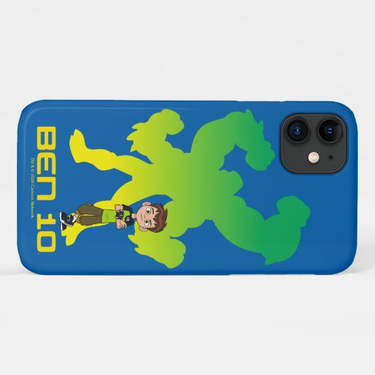 Coques Case-Mate iPhone Ben 10 & Four Arms Shadow (Dos (Horizontal))