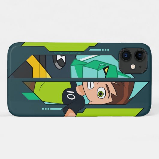 Coques Case-Mate iPhone Ben 10 Transformation de l'ADN de Diamondhead (Dos (Horizontal))