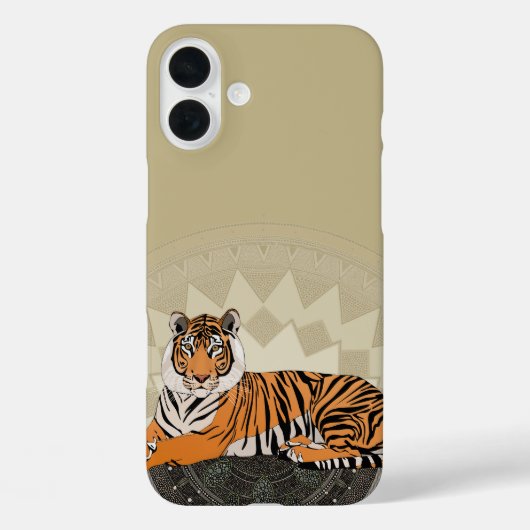 Coques Case-Mate iPhone bengale tiger mandala bambou (Verso)