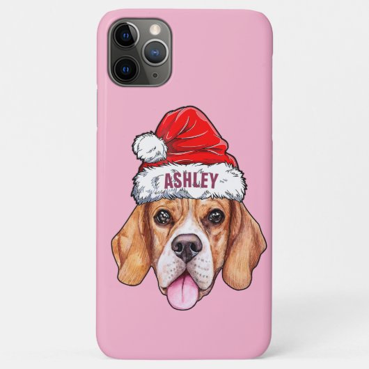 Coques Case-Mate iPhone Berger allemand avec chien de Noël Casquette de va (Dos)