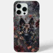 Coques Case-Mate iPhone Berger allemand et Fleur sauvage (Verso)