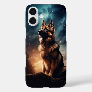 Coques iPhone 16 Plus Berger Allemand Sous Ciel Stormy