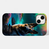 Coques Case-Mate iPhone Berger allemand sur un monde Alien (Verso (horizontal))