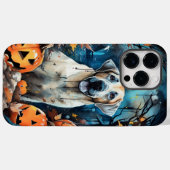 Coques Case-Mate iPhone Berger Anatolien D'Halloween Avec Peur Citrouille (Verso (horizontal))
