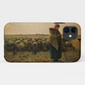 Coques Case-Mate iPhone Bergère avec son troupeau, 1863 (Dos (Horizontal))