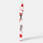 Coques Case-Mate iPhone Bernaches du Canada et Feuilles de l'érable - drap (Verso / Droite)