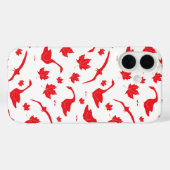 Coques Case-Mate iPhone Bernaches du Canada et Feuilles de l'érable - drap (Verso (horizontal))