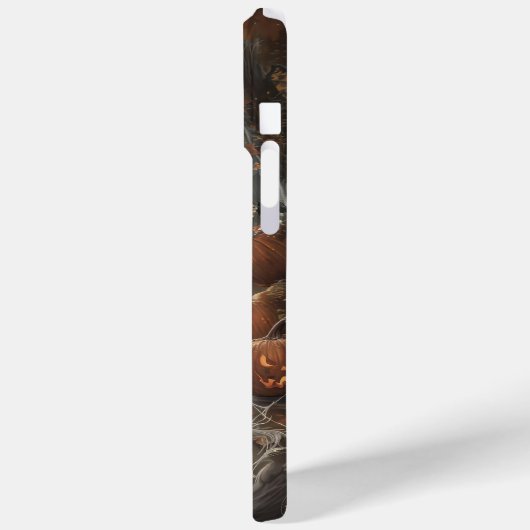 Coques Case-Mate iPhone Bernedoodle Riding Moto Halloween effrayant (Verso / Gauche)