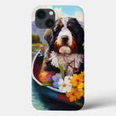 Coques Case-Mate iPhone Bernedoodle sur une pagaie : une aventure Pittores (Verso)