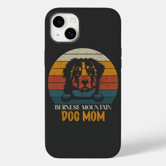 Coques Case-Mate iPhone Bernese Mountain Dog Maman, Bernese chien maman (Verso)
