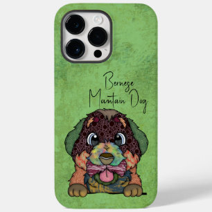 Coque Pour Pour iPhone 14 Pro Max Bernese Mountain Dog visage laid